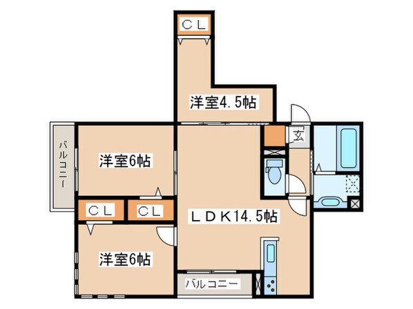 ＣＡＳＡ　ＦＬＯＲＥＳＴＡの物件間取画像